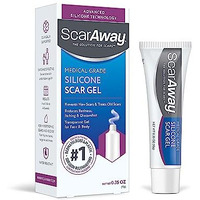 ScarAway Silicone Scar Gel, Helps Improve Size, Color & Texture of Hypertrophic & Keloid Scars from Injury, Burns & Surgery, Water Resistant, 10g (0.35 Oz)