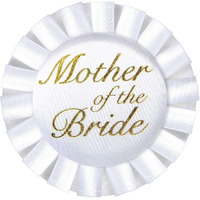 Mother Of The Bride Satin Button