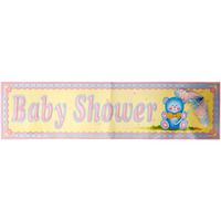Baby Shower Sign w/Tissue Parasol