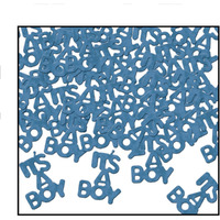 Baby Boy Fanci-Fetti Pack - 12 Pieces for Gender Reveal or Baby Shower