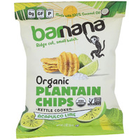 Barnana - Plantn Chips Acaplc Lme - Case Of 6-2 Oz