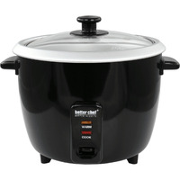 Better Chef 8-Cup - 16-Cup Cooked - Rice Cooker with Measuring Cup and Paddle