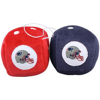New England Patriots Fuzzy Dice CO