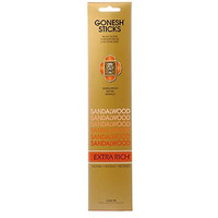 Sandalwood GOXRSA Gonesh Stick Incense , Single 20-stick pack , Gold