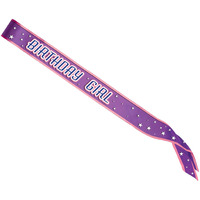 Birthday Girl Satin Sash