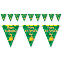 St Patrick's Day Pennant Banner - 12 Banners for Festive Celebrations