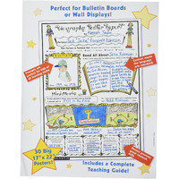 Scholastic Biography Report Poster Sets, 17 x 22 Inches, Set of 30