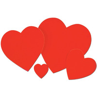 Printed Heart Cutout