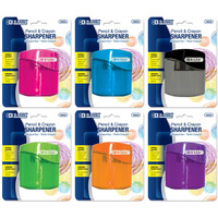 BAZIC Dual Blades Sharpener w/ Square Receptacle / Box Qty - 24