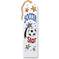 Soccer Star Award Ribbon