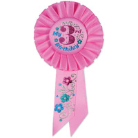 My  3rd  Birthday Rosette