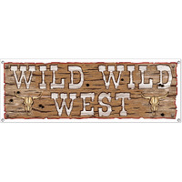 Wild West Sign Banner Pack - Create an Authentic Western Atmosphere