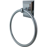 Kingston Brass BA6014C Millennium Towel Ring, Polished Chrome