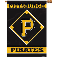 Pittsburgh Pirates Flag 28x40 House 1-Sided CO