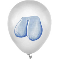 Mini Boobs Latex Balloons