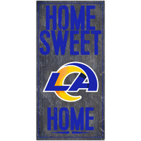 Los Angeles Rams Wood Sign - Home Sweet Home 6x12