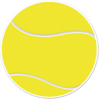 Tennis Ball Cutout
