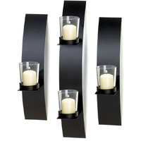 CONTEMPORARY WALL SCONCE TRIO