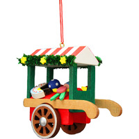 10-0634 - Christian Ulbricht Ornament - Car with Toys - 2.75H x 3W x 1.5D