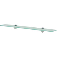 vidaXL Floating Shelf Glass 27.6"x3.9" 0.3"