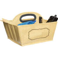 STORAGE CADDY BURLAP