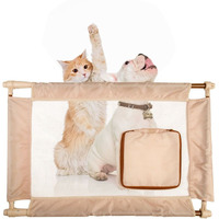 Pet Life Porta-Gate Travel Collapsible And Adjustable Folding Pet Cat Dog Gate(D0102H7031A.)