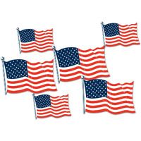 American Flag Cutouts