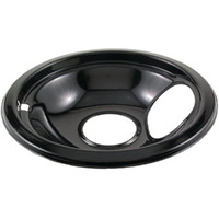 STANCO METAL PRODUCTS Black Porcelain Replacement Drip Pan (6"), 6"