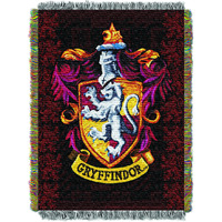 Harry Potter Gryffindor Licensed 48"x 60" Woven Tapestry Throw by The Northwest Company(D0102HH1D0G.)