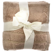 Bamboo Washcloths Set - Blush by Cariloha for Unisex - 3 Pc Towel