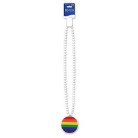 Rainbow Medallion Beads - Vibrant, Colorful Craft and Jewelry Supplies (Pack of 12)