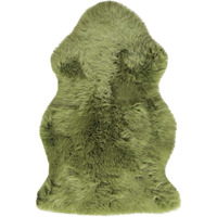 Sage Green New Zealand Natural  Sheepskin Rug