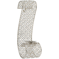 Gold And Faux Crystal  Swirling Wall Sconce