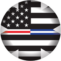 Medical Star Icon w/Flag Button