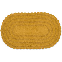 DII Honey Gold Large Oval Crochet Bath Mat