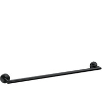 TOWEL BAR BLK MAT 24""L (Pack of 1)
