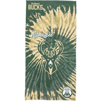 Bucks OFFIcIAL NBA Psychedelic Beach Towel 30 x 60(D0102H94M57)