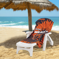 Bears OFFIcIAL NFL Psychedelic Beach Towel 30 x 60(D0102H94NgY)