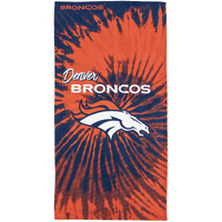 Broncos OFFIcIAL NFL Psychedelic Beach Towel 30 x 60(D0102H94KWY)