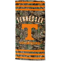 Tennessee OFFIcIAL NcAA Realtree Stripes Beach Towel 30 x 60(D0102H94VHY)