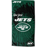 Jets OFFIcIAL NFL Psychedelic Beach Towel 30 x 60(D0102H94KUA)