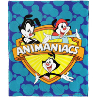 Animaniacs, Logo Aggretsuko Comics Silk Touch Throw Blanket, 50" x 60"(D0102HAR1NY.)