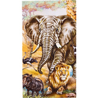 Safari Beach Towel;  30" x 60"(D0102H94CV7.)