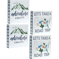 Adventure Sign (Set of 4)