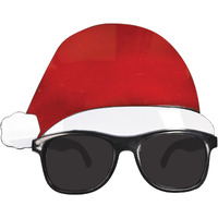 Santa Hat Glasses