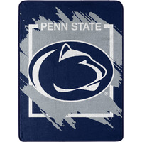 Penn State Nittany Lions Blanket 46x60 Micro Raschel Dimensional Design Rolled