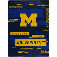 MIcHIgAN OFFIcIAL NcAA Digitize Raschel Throw Blanket 60 x 80(D0102H94gQU)