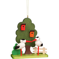 Ornament - Stork Couple at Tree