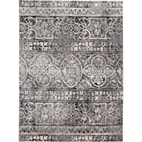 2 X 3 gray Ivory And Taupe Abstract Stain Resistant Area Rug