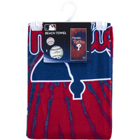 Phillies OFFIcIAL MLB Psychedelic Beach Towel 30 x 60(D0102H941MW)